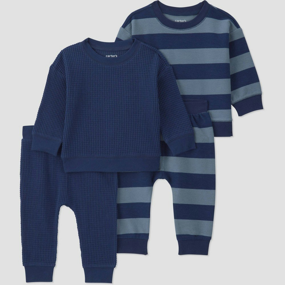 Carter's Just One You Baby Boys' 4-Piece Sweatshirt and Jogger Set: $20