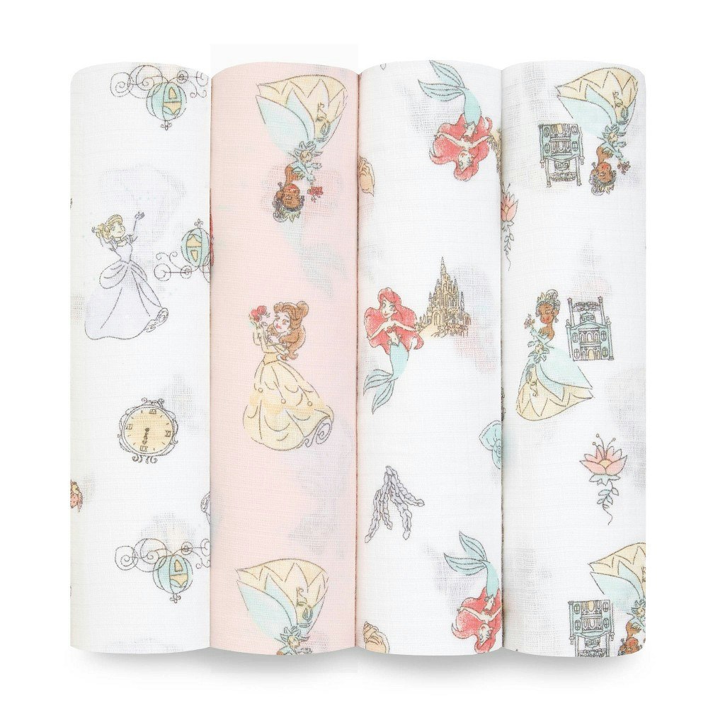 Aden + Anais Essentials Cotton Muslin Swaddle Blanket 4-Pack: $44.99