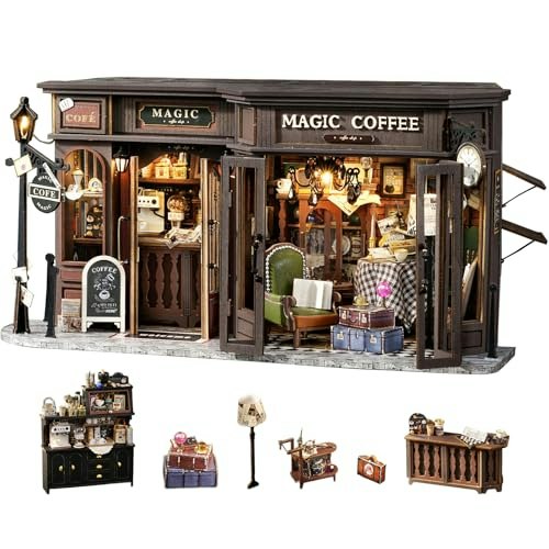 Fsolis DIY Halloween Magic Miniature Dollhouse Kit: $19.99
