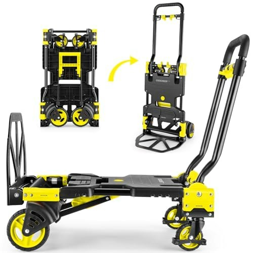 330lb Convertible 4-to-2 Wheel Folding Hand Truck Dolly: $97.74 330lb Convertible 4-to-2 Wheel Folding Hand Truck Dolly: $97.74
