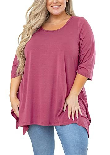 AusLook Women's 3/4 Sleeve Flowy Tunic Top: $14.44 AusLook Women's 3/4 Sleeve Flowy Tunic Top: $14.44