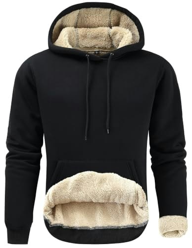 Gesean Men's Fleece Pullover Hoodie: $28.89