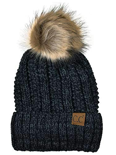 C.C Thick Cable Knit Fleece Lined Beanie: $16.99 C.C Thick Cable Knit Fleece Lined Beanie: $16.99