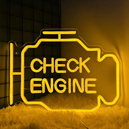 Check Engine Light LED Neon Sign: $25.80 Check Engine Light LED Neon Sign: $25.80