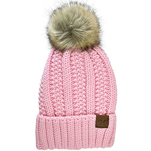 C.C Thick Cable Knit Fleece-Lined Beanie: $21.24 C.C Thick Cable Knit Fleece-Lined Beanie: $21.24