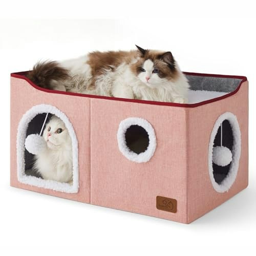 Bedsure Extra Wide Cat House Bed: $42.39 Bedsure Extra Wide Cat House Bed: $42.39