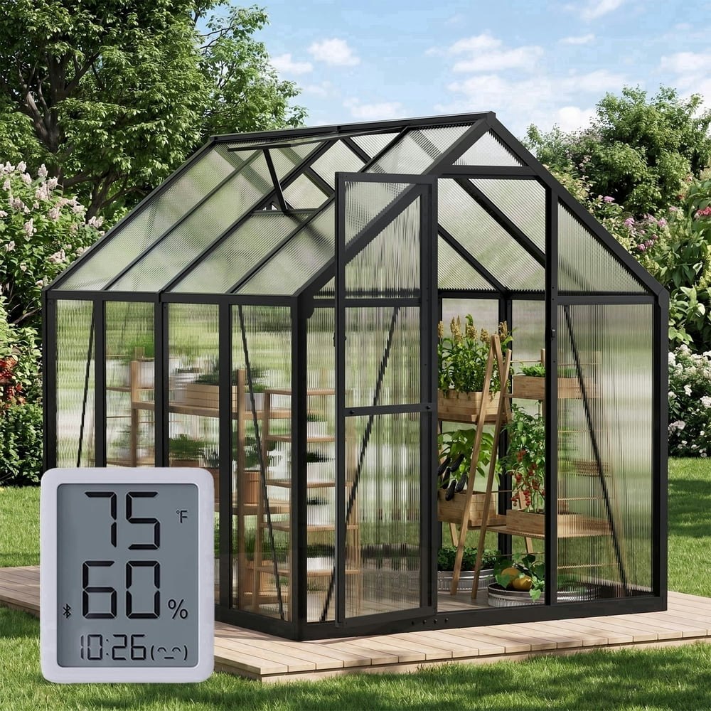 Sanerto 6x7.5-Foot Walk-in Greenhouse: $289.98