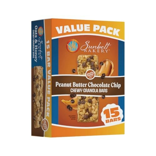 Sunbelt Bakery Peanut Butter Chocolate Chip Chewy Granola Bars 15-Count: $4.52