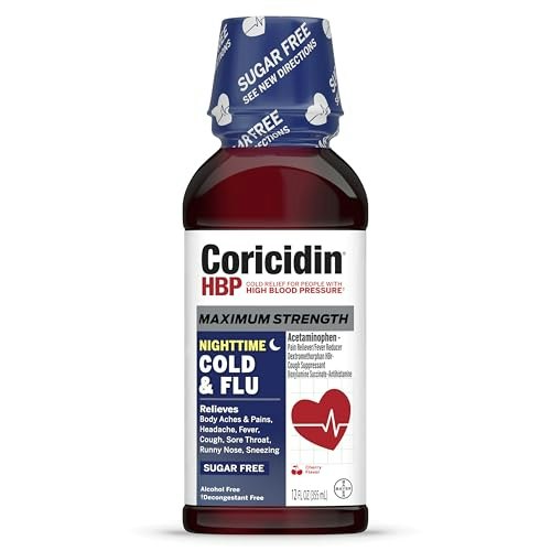 Coricidin HBP Nighttime Cold & Flu Liquid 12-oz.: $9.97 Coricidin HBP Nighttime Cold & Flu Liquid 12-oz.: $9.97