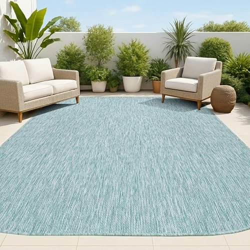 Jonathan Y Radius Corner 9x12 Indoor Outdoor Area Rug: $167.42