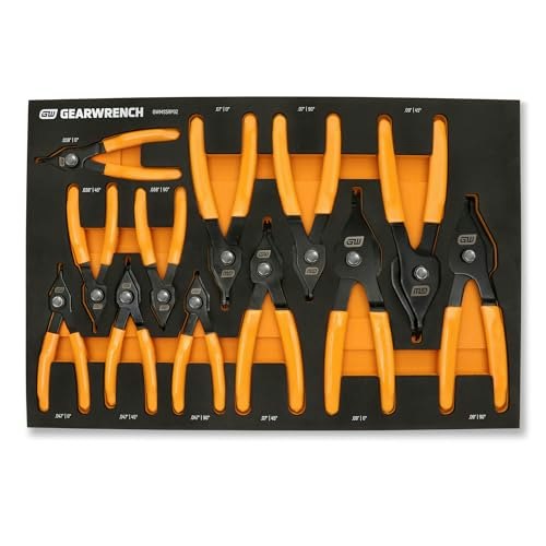 GearWrench 12-Piece Push Button Snap Ring Pliers Set: $184 GearWrench 12-Piece Push Button Snap Ring Pliers Set: $184