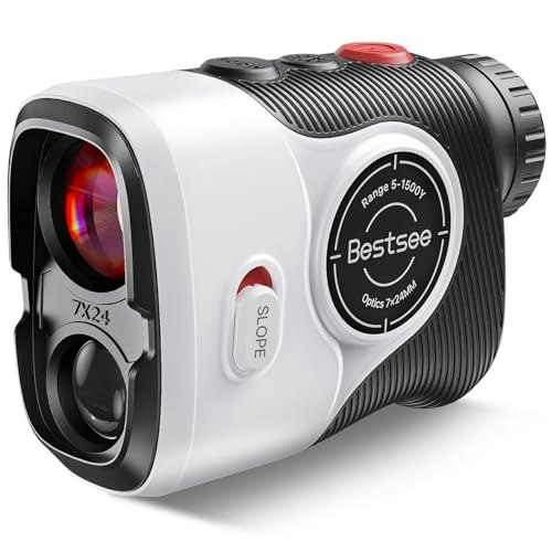 Bestsee 1,500-Yard 7x Golf Laser Rangefinder w/ Slope & Backlight: $40.37