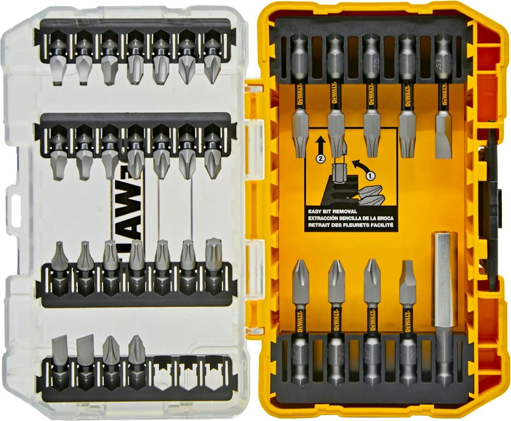 DeWalt Tough Grip 35-Piece Screwdriver Bit Set: $9.98