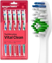 Amazon Basics Clean Plus Soft Toothbrush 10-Pack for $3.63 via Sub. & Save + free shipping w/ Prime
