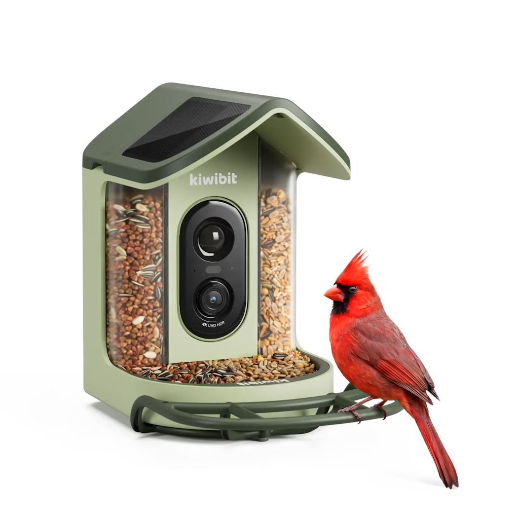 Kiwibit Bird Feeder 2 Mini 4K AI Camera w/ Solar Panel: $99.99