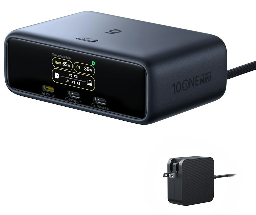 Baseus Spacemate RD1 Mini 10-in-1 USB-C Docking Station: $110