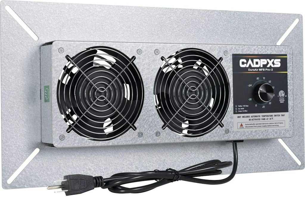 Crawlspace Ventilation Fan w/ Humidistat: $92