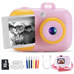 Kids Instant Print Camera 32GB Bundle for $12 + free shipping w/ Prime