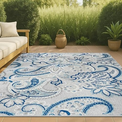 Jonathan Y Gordes 5x8-Foot Paisley Indoor Outdoor Area Rug: $59.99 Jonathan Y Gordes 5x8-Foot Paisley Indoor Outdoor Area Rug: $59.99