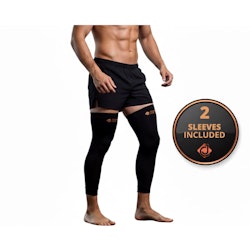 Copper Joe Copper Infused Full Leg Compression Sleeve 2-Pack for $19 + free shipping