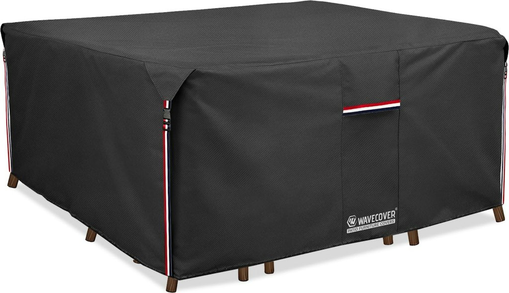 Wavecover 600D Oxford Waterproof Patio Dining Table & Chairs Cover: $27