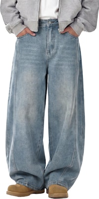 Areant Men's Wide Leg Loose Fit Jeans for from $30 + free shipping