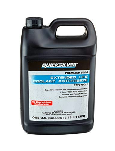 Quicksilver 1-Gallon 50/50 Extended Life Coolant Anti-Freeze: $26.07 Quicksilver 1-Gallon 50/50 Extended Life Coolant Anti-Freeze: $26.07