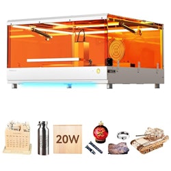20W Laser Engraver and Cutter with Enclosure for $640 + free shipping