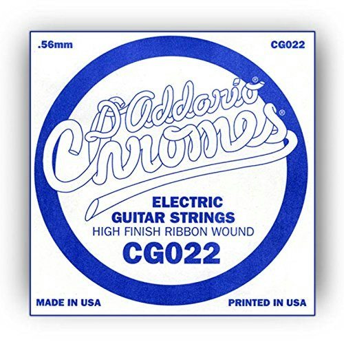 D'Addario .022 Flat Wound Electric Guitar Single String: $11.52