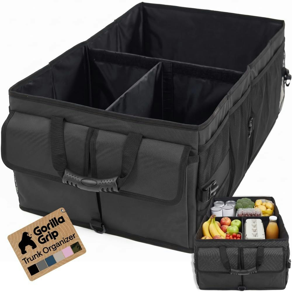 Gorilla Grip Collapsible Trunk Organizer for SUVs & Cars: $35