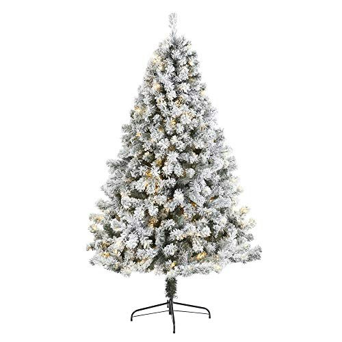 Nearly Natural 7-Foot Flocked West Virginia Fir Artificial Christmas Tree: $105.30 Nearly Natural 7-Foot Flocked West Virginia Fir Artificial Christmas Tree: $105.30