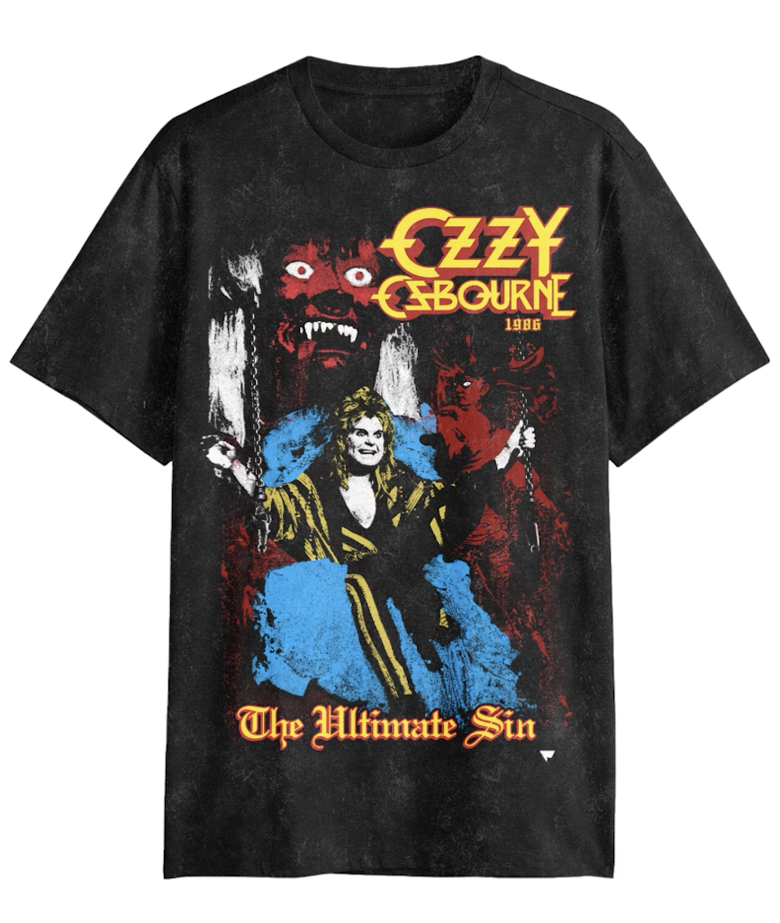 Ozzy Osbourne Men's The Ultimate Sin Graphic T-Shirt: $7.53