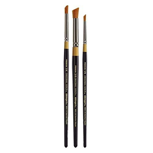 Kingart Original Gold 9850 Series Deerfoot Stippler Artist Brush 3-Piece Set: $19.85 Kingart Original Gold 9850 Series Deerfoot Stippler Artist Brush 3-Piece Set: $19.85