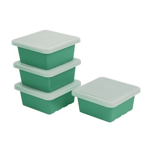 ECR4Kids 3-Gallon Square Storage Bin 4-Pack: $64.99 ECR4Kids 3-Gallon Square Storage Bin 4-Pack: $64.99