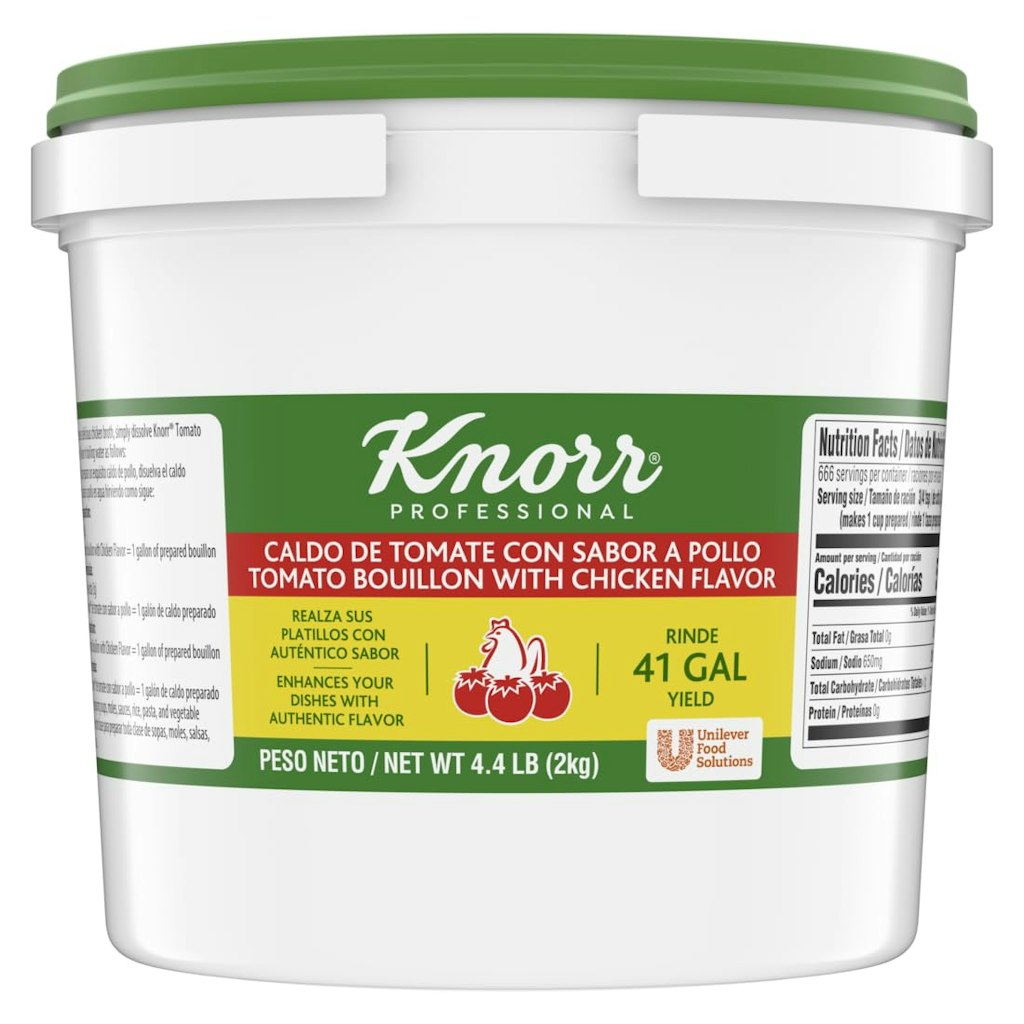 Knorr Professional Caldo de Tomate Chicken Flavor Bouillon 4.4-lb. Tub: $8.24 via Sub & Save