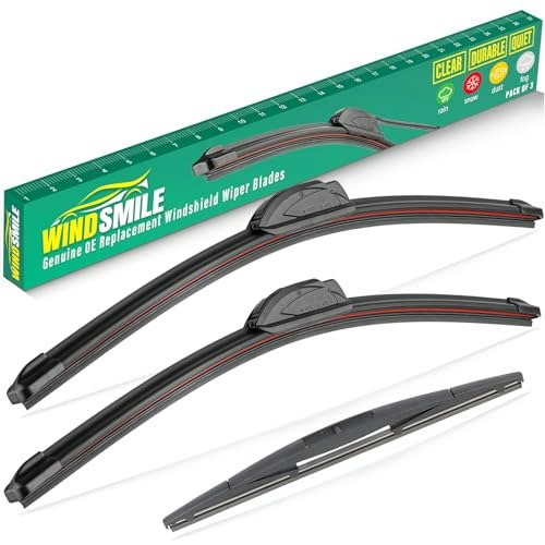 Windsmile 3-Piece Windshield Wiper Blade Set: $18.23 Windsmile 3-Piece Windshield Wiper Blade Set: $18.23