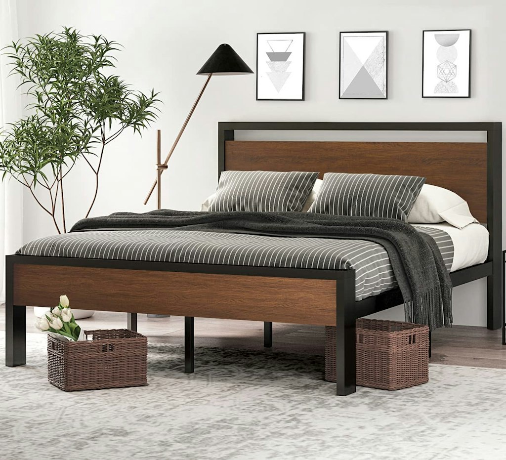 14" Full Metal Platform Bed Frame: $110 14" Full Metal Platform Bed Frame: $110