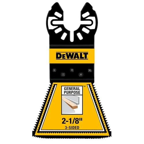 Dewalt 2-1/8-inch 3-Sided General Purpose Oscillating Tool Blade: $17.31 Dewalt 2-1/8-inch 3-Sided General Purpose Oscillating Tool Blade: $17.31