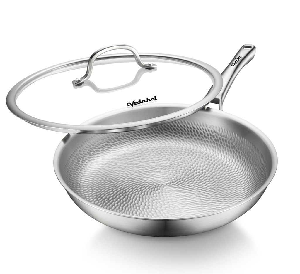 Vednhol Titanium Hammered Pro 12" Skillet w/ Lid: $100 w/ Prime Vednhol Titanium Hammered Pro 12" Skillet w/ Lid: $100 w/ Prime