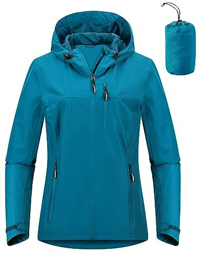 Outdoor Ventures Women's Packable Waterproof Rain Jacket: $49.99