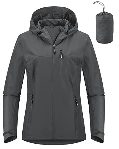 Outdoor Ventures Women's Packable Waterproof Rain Jacket: $54.39