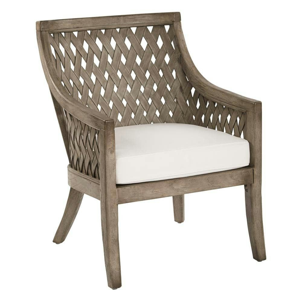Plantation Grey Wash Lounge Chair with Cushion: $294.01 Plantation Grey Wash Lounge Chair with Cushion: $294.01