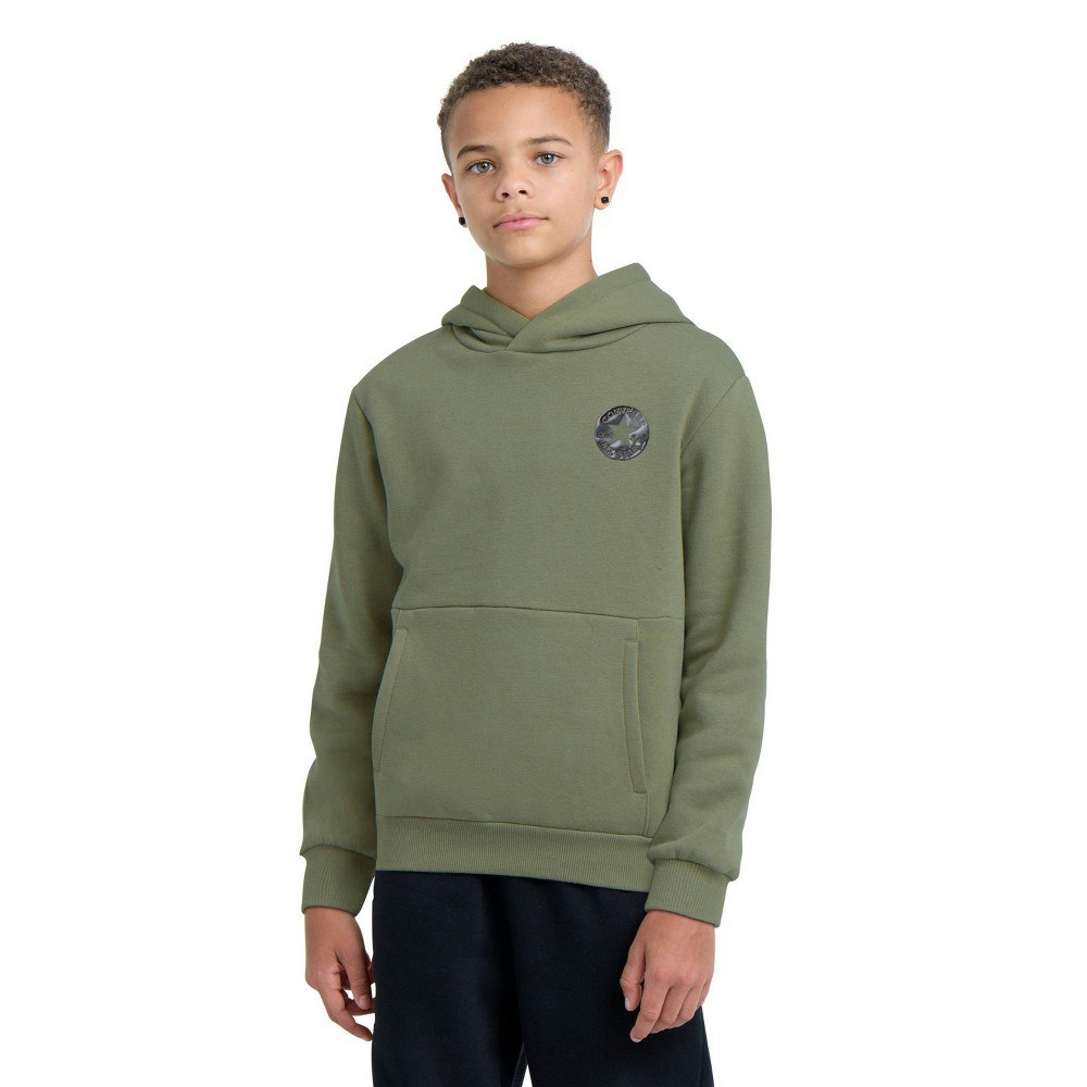 Converse Boys' Fleece Chrome Patch Hoodie: $25 Converse Boys' Fleece Chrome Patch Hoodie: $25