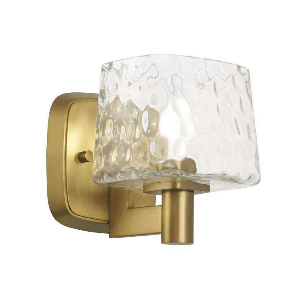 Drysdale 1-Light Soft Brass Vanity Light: $79 Drysdale 1-Light Soft Brass Vanity Light: $79