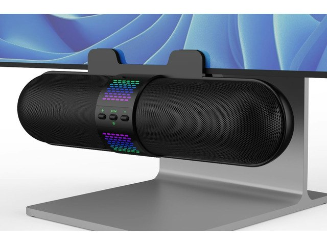 Bestisan RGB Gaming Soundbar: $63.40