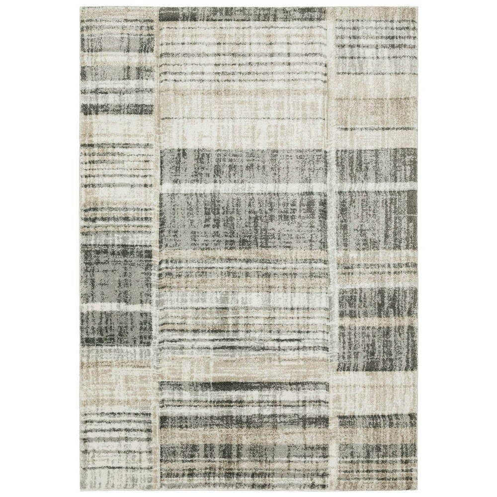 Captiv8e Designs 3'3\"x5' Cayden Contemporary Distressed Lines Area Rug: $173.99 Captiv8e Designs 3'3\"x5' Cayden Contemporary Distressed Lines Area Rug: $173.99