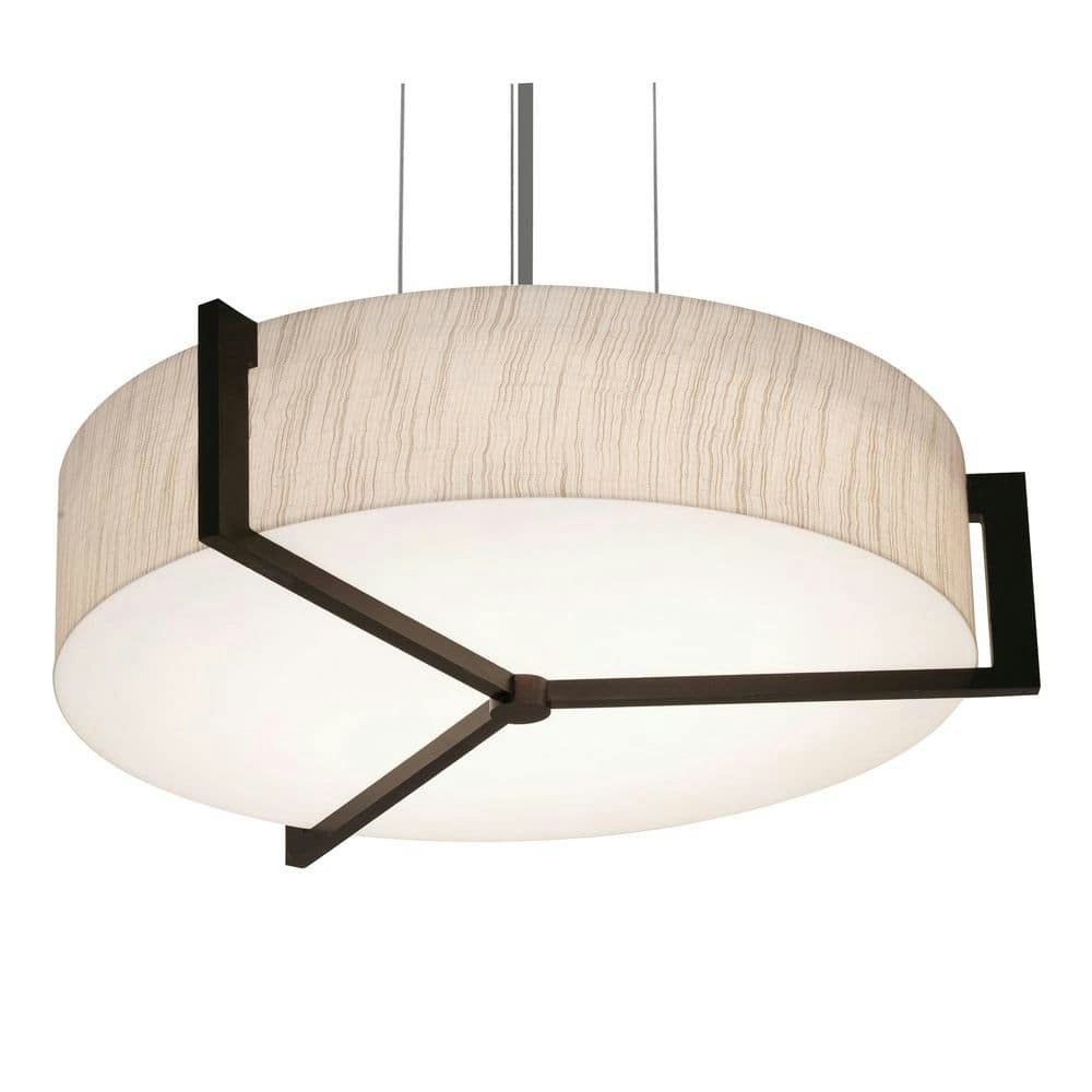 Apex 60-Watt 3-Light Jute Shade Pendant: $338 Apex 60-Watt 3-Light Jute Shade Pendant: $338