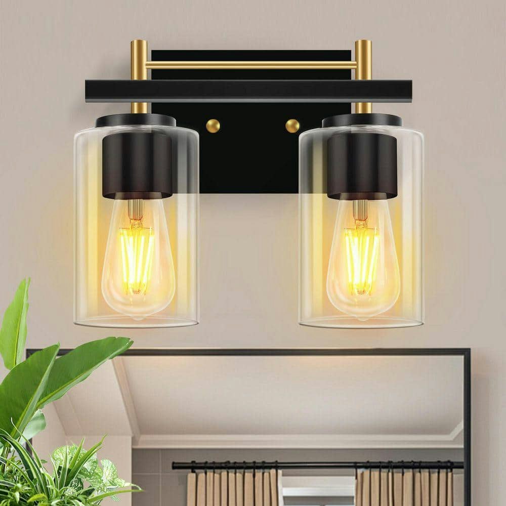 10.43-inch 2-Light Modern Bathroom Vanity Light Fixture: $45.99
