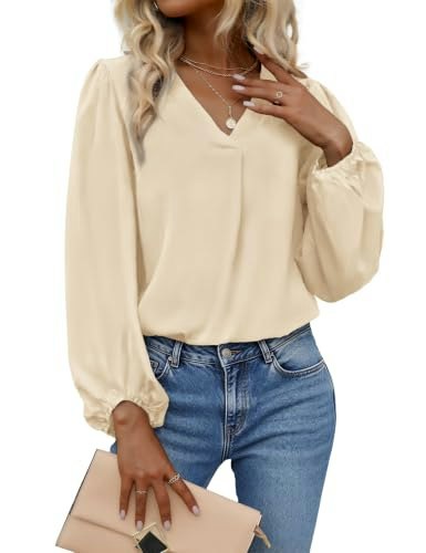 Women's Long Sleeve Business Casual Blouse: $24.19 Women's Long Sleeve Business Casual Blouse: $24.19