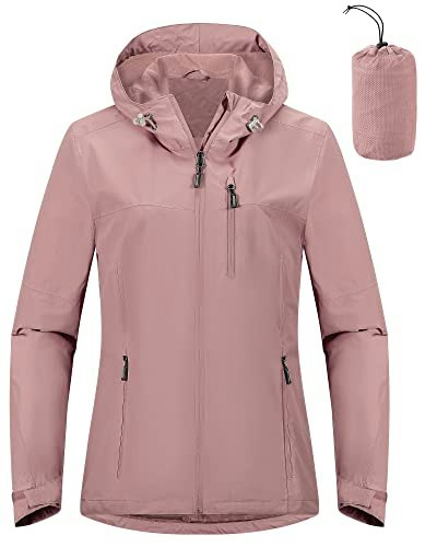 Outdoor Ventures Women's Packable Waterproof Rain Jacket: $51.19